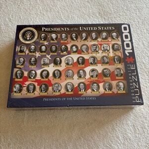 EUROGRAPHICS “PRESIDENTS OF THE UNITED STATES” 1000 PIECES JIGSAW PUZZLE SEALED